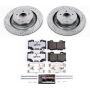 PowerStop K4732-26 Z26 Street Performance Ceramic Brake Pad and Drilled & Slotted Rotor Kit