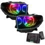 Oracle Lighting 7204-333 SMD Pre-Assembled Headlights, Dual Halo Kit, ColorSHIFT(tm) 2.0