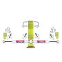 Skyjacker 7204 2007-2017 Jeep Wrangler JK/JKU Hydro 7000 Dual Steering Stabilizer Kit