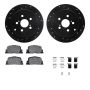 Dynamic Friction 8512-76085 Rotor Kit