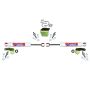 Skyjacker 7211 DUAL STAB KT WHITE