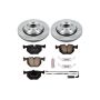 PowerStop KOE5729 OE Stock Replacement Low-Dust Ceramic Brake Pad and Rotor Kit