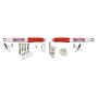 Skyjacker 7217 DUAL STAB KT WHITE W/RED BO