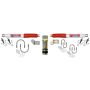 Skyjacker 7218 DUAL STAB KT WHITE W/RED BO