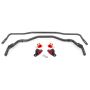 BMR 15-22 S550 Mustang Sway Bar Kit with Bushings  Front and Rear Black Hammertone