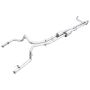 AWE Tuning 3015-31972 22-23 GMC Sierra 1500 AT4X 6.2L 0FG Catback Split Dual (Flat Bumper) - Bashguard(No Tips)
