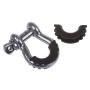 Daystar D-Ring Shackle Isolator Black Pair