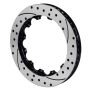 Wilwood 160-12158-BK Rotor-SRP48 SPC-37-LH-BLK-Drill 12.44 x 1.19 - 12 on 7.00in