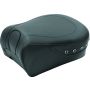 Mustang Motorcycle 75466 Mustang 97-07 Harley Rd King, 06-07 Str Glide, 00-05 Eagle Tour 1PC Seat w/Blk Pearl Studs - Black