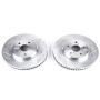 PowerStop JBR938XPR PowerStop Evolution Performance Drilled, Slotted & Plated Brake Rotor Pair