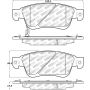 StopTech Street Select 07-16 Infiniti G35/G37/Q60 Front Brake Pads w/ Hardware