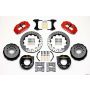 Wilwood 140-10093-DR Narrow Superlite 4R Rear P-Brk Kit 12.88in Drilled Red Chevy C-10 2.42 Offset 5-lug
