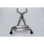Invidia HS22N4Z7GM1RTL 2022+ Nissan Z 70mm Gemini Cat Back Exhaust - Rolled TI Tips