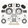 Wilwood 140-11071-D Forged Dynalite Front Kit 11.00in Drilled 1965-1969 Mustang Disc & Drum Spindle