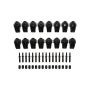 Top Street Performance 72870 TSP 2024 Aluminum Roller Rocker Arms, LS1 LS2 LS6, 1.7 Ratio, Needle Bearing Tip
