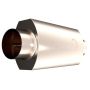 QTP 12400 4in Weld-On 304SS AR3 Muffler