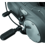 Kuryakyn 7032 Heavy Industry Pegs With Adapters Satin Black