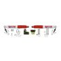 Skyjacker 7297 DUAL STAB KT WHITE W/RED BO