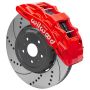 Wilwood 140-17004-DR SX6R Big Brake Dynamic Front Brake Kit 15in Drilled & Slotted Red 2020+ Chevy C8 Corvette