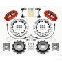 Wilwood 140-12878-DR Narrow Superlite 4R Rear Kit 12.88in Drilled Red 99-05 WRX / 99-07 Impreza