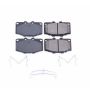 PowerStop 17-137 PowerStop - Z17 Low-Dust Ceramic Brake Pads with Hardware