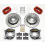 Wilwood 140-11348-R Forged Dynalite P/S Park Brake Kit Red 55-57 Chevy 2.34in Offset