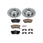 PowerStop KOE3099 OE Stock Replacement Low-Dust Ceramic Brake Pad and Rotor Kit