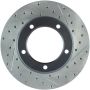 Stoptech 127.44086L Slotted & Drilled Sport Brake Rotor