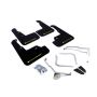 Rally Armor MF32-UR-BLK/CGN Black Mud Flap/Green Logo