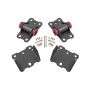 BMR Suspension MM460H Motor Mount Kit, Upper And Lower, Poly
