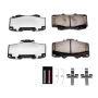 PowerStop Z36-436 PowerStop - Z36 Truck and SUV Carbon-Fiber Ceramic Brake Pads with Hardware Kit
