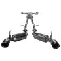 Injen SES1989TT 09-20 Nissan 370Z Dual 60mm SS Cat-Back Exhaust w/ Built In Resonated X-Pipe