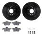 Dynamic Friction 8612-65007 Rotor Kit