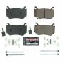 PowerStop Z23-2043 PowerStop - Z23 Daily Driver Carbon-Fiber Ceramic Brake Pads with Hardware Kit