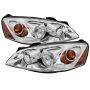 Xtune Pontiac G6 05-10 (09-10 Fit w/Amber Turn Signal) Crystal Headlights Chrome HD-JH-PG605-AM-C