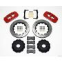 Wilwood 140-11270-DR AERO4 Rear Kit 14.25in Drilled Red 2010-2015 Camaro