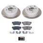 PowerStop SC5212 Semi-Coated Rotor and Low-Dust Ceramic Brake Pad Kit