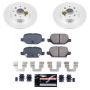 PowerStop CRK7169 Genuine Geomet Coated Rotor and Carbon-Fiber Ceramic Brake Pad Kit