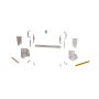 Road Armor 3152DFBH 15-19 Chevy 2500 iDentity Front Bumper Components - Accent Lights - Raw