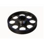 Torque Solution Lightweight Crank Pulley (Black): Hyundai Genesis Coupe 3.8 2010+