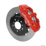Wilwood 140-14751-R AERO6 Front Hat Kit 14.00 Red 00-06 BMW M3 E46 w/ Lines