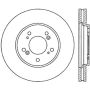StopTech 91-96 Acura NSX Front Left Cryo Slotted Rotor