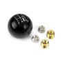 LOKAR LOKSK-6876 2in Black Shifter Knob 5 Speed 3/8 x 24