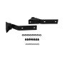 Kentrol 87-95 Jeep Wrangler YJ Tailgate Hinge Pair - Powdercoat Black