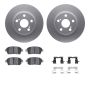 Dynamic Friction 4512-76133 Rotor Kit