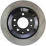 Stoptech 126.45074SL Power Slot 06-07 Mazdaspeed 6 Slotted Left Rear Rotor