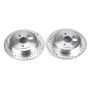 PowerStop AR8343XPR PowerStop Evolution Performance Drilled, Slotted & Plated Brake Rotor Pair