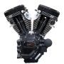 S&S Cycle 310-0836A 07-16 Touring Models T124LC Black Edition Longblock Engine - 585 GE Cams