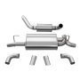 Corsa 18+ Jeep Wrangler JL 2.5in Dual Rear Turn Down Exit Touring Axle-Back Exhaust