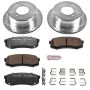 PowerStop K1156-36 Z36 Truck and SUV Carbon-Fiber Ceramic Brake Pad and Drilled & Slotted Rotor Kit